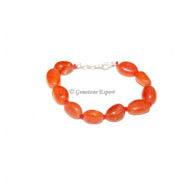 Carnelian Tumbled Stones Bracelets