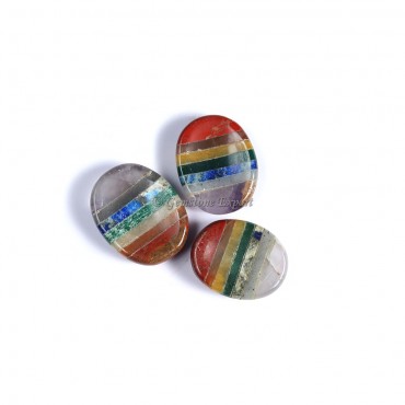 Chakra Bonded Worry Stone oval