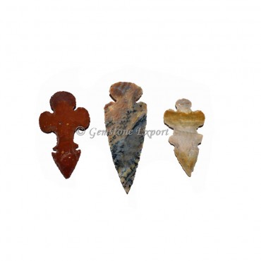 Multi Design Fancy Jasper Arrowheads