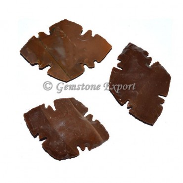 For Side Point Agate Arrowheads