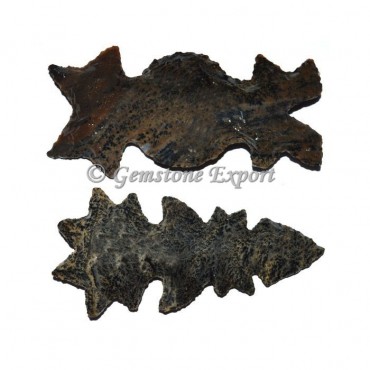 Beautiful Cur Jasper Arrowheads