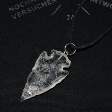 Crystal Quartz Arrowheads Necklace