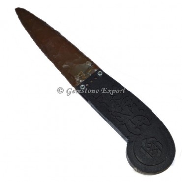 Agate Long  Arrowheads Knife