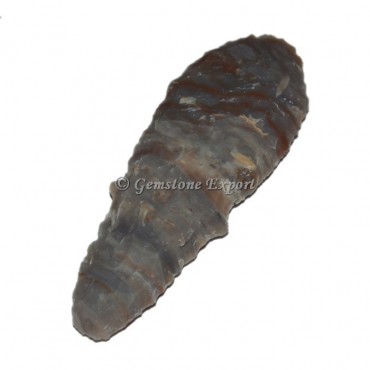 Palm Stone Agate Arrowheads