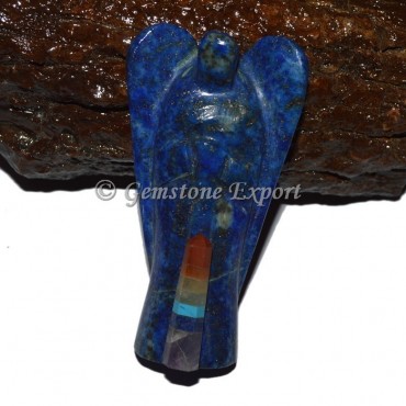 Lapis Lazuli Angel 2 Inch with Chakra Point