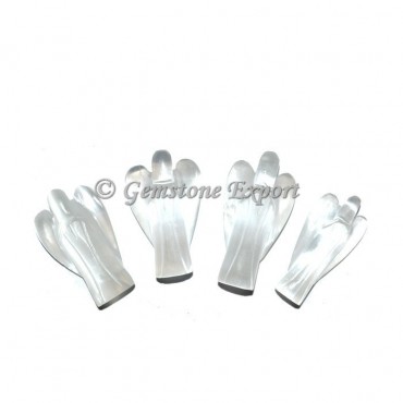 White Selenite Angels 1.50 Inch