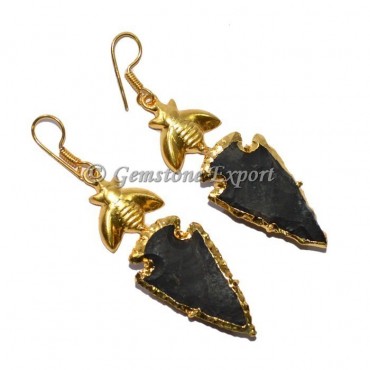 Butterfly Fancy Jasper Arrowheads Earrings