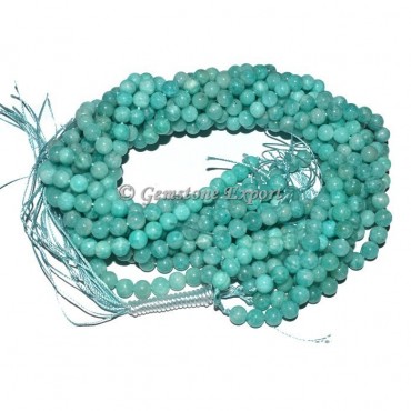 Amazonite Round Beads