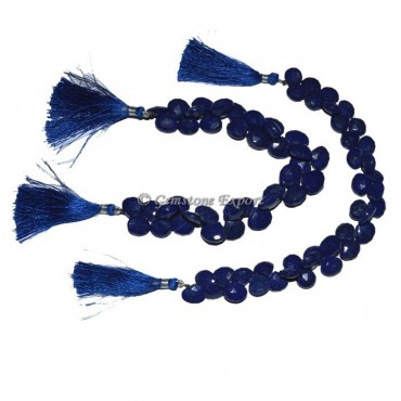 Faceted Lapis Lazuli Tear Drop Beads