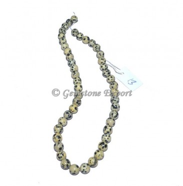 Dalmatian Gemstone beads