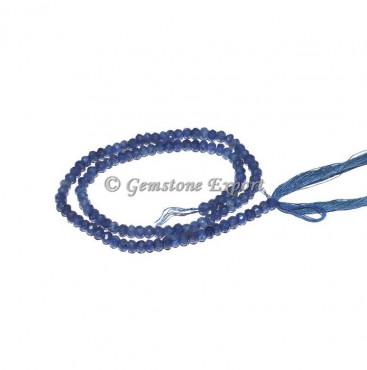 Sodalite Faceted Rondelle Gems Beads