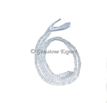 Crystal Quartz Faceted Rondelle Gems Beads