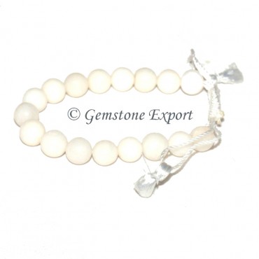 White Agate Bracelets
