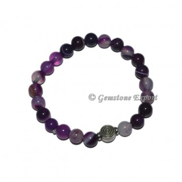 Choko ReikI Charm Pink Agate Bracelets