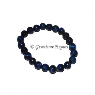 Blue Tiger Eye Gemstone Bracelets