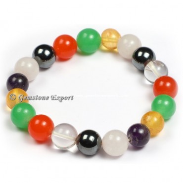 Mix Gemstone With Round Beats