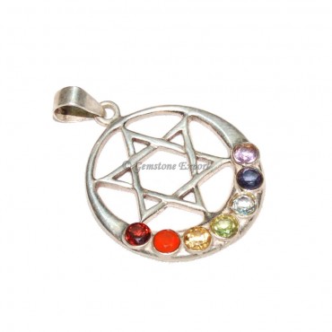 Seven Chakra Star Pendants