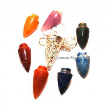 Reiki Chakra Cage Cone Pendulums