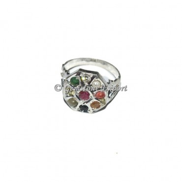 The Nine Planets Silver Chakra Ring