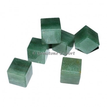 Green Aventurine Cubes