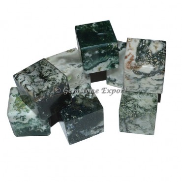 Tree Agate Cubes