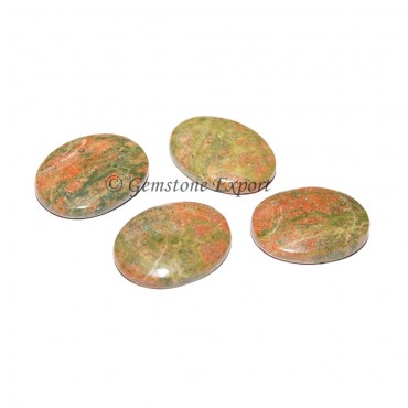 Unakite Oval Cabochons