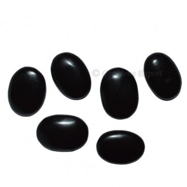 Black Obsidian Oval Cabs