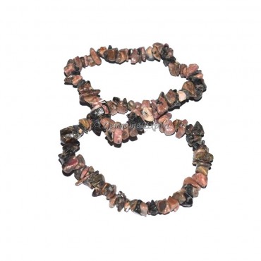 Rhodochrosite Chips Bracelets