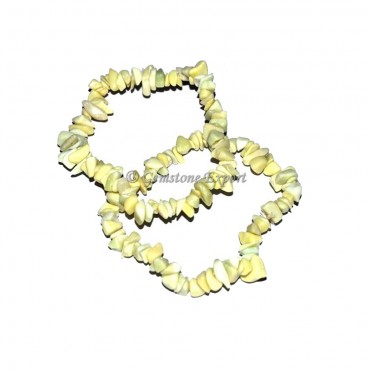 Yellow Opal Chips Bracelets