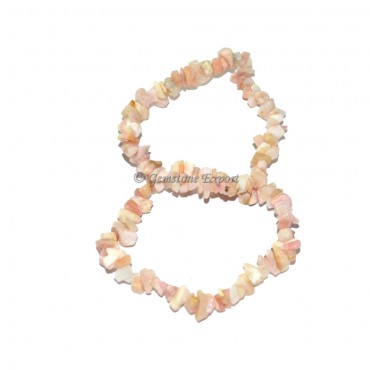 Pink Opal Chips Bracelets