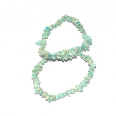 Amazonite Chips Bracelets