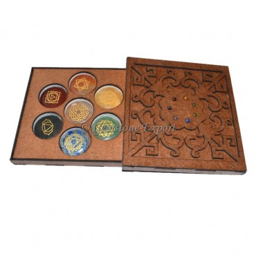 Chakra Stone Engraved Gift Box