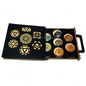 Engraved Chakra Set with Gift Box