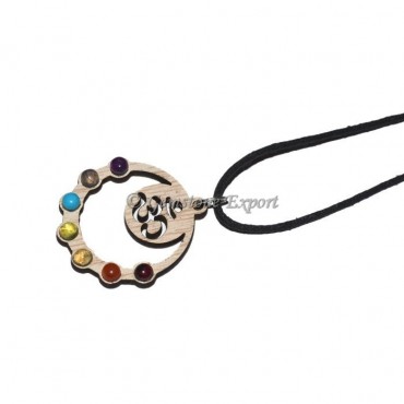 Seven Chakra Om Pendant