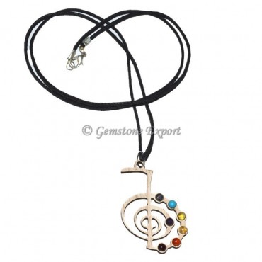 Seven Chakra Choko Reiki Pendant