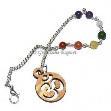 Chakra Chain Beads with Om