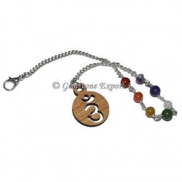 Chakra Beads Chain with Om