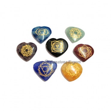 Seven Chakra Hearts Set