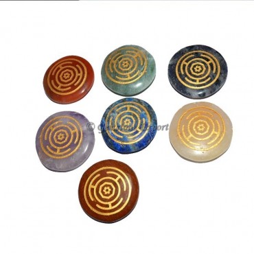 Engraved Choko-Reiki Chakra Set