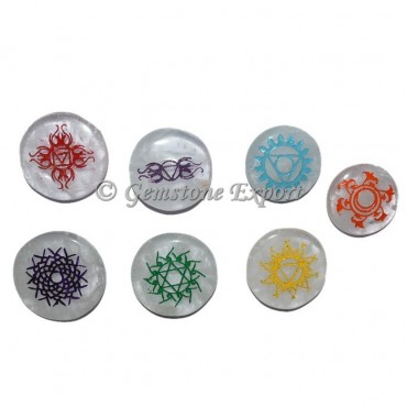 Color Healing Meditaiton Yoga Chakra Symbol Set