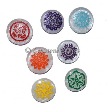 Color Chakra Healing Energy Symbol Set