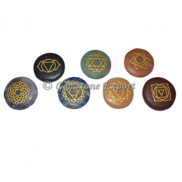 Engraved Chakra Disc Set