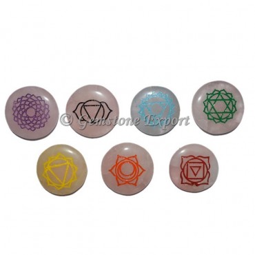 Rose Quartz Color Chakra Symbol Set