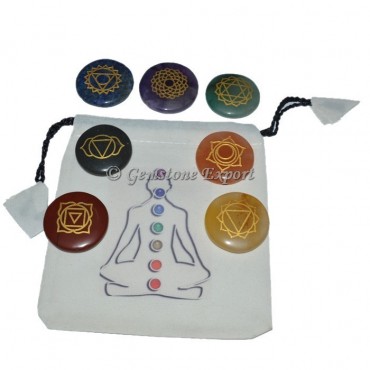 Chakra Set With Buddha Pouch