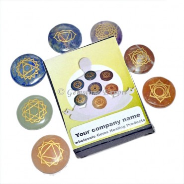 Engraved Seven Chakra Set