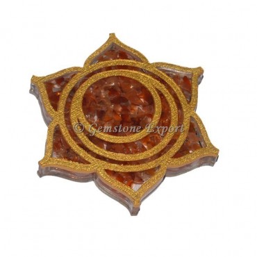 Peach Aventurine Sacral Chakra Coaster