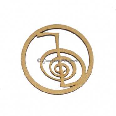 Choco Reiki Wooden Coaster