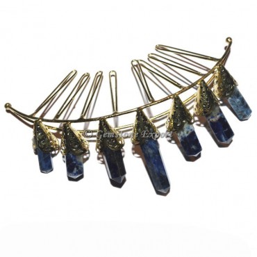 Lapis Lazuli Golden 7 Pencil Crown