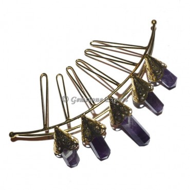 Amethyst 5 Pencil Golden Crown