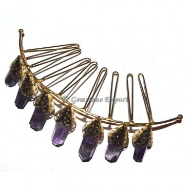 Amethyst Golden Crown